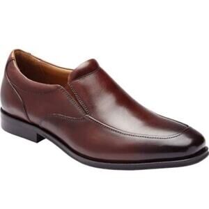 Vionic ‘Sullivan’ Men’s 9 Slip On Leather Loafer Brown Dress Shoe
